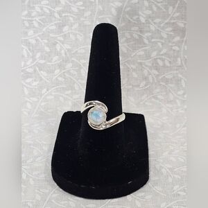 Sterling Silver Moonstone Ring 7